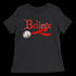Believe Jingle Bell  Women's Relaxed Tee - Black